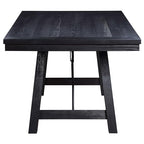 Coaster Home Furnishings Newport 5-Piece Rectangular Trestle Table Dining Set Black