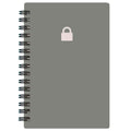 Spiral Password Book With Alphabetical Tabs - 3.5X5.25 Inch Password Keeper With A-Z Tabs For Internet Login, Website, Username,