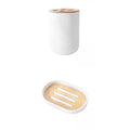 ATORSE Bathroom Accessories Set Toothbrush Holder Soap Dispenser Toothbrush Holder,