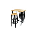 vidaXL Dining Set, Table and Stool for Kitchen Dining Room Furniture Home Restaurant Bar, Bar Stool for Dinner, Dinner Table, Modern Style, MDF