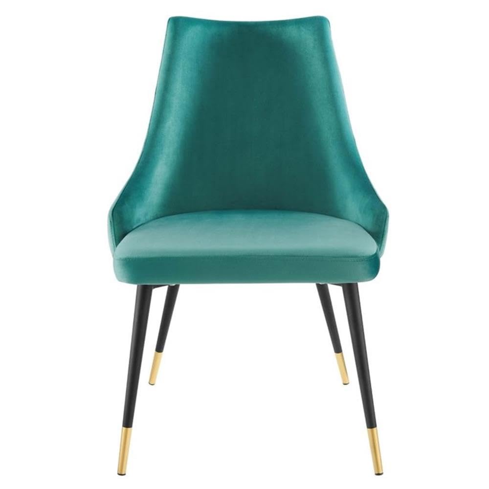 Modway Adorn Tufted Performance Velvet Dining Side Chair, Teal 25D X 22W X 34H Inch