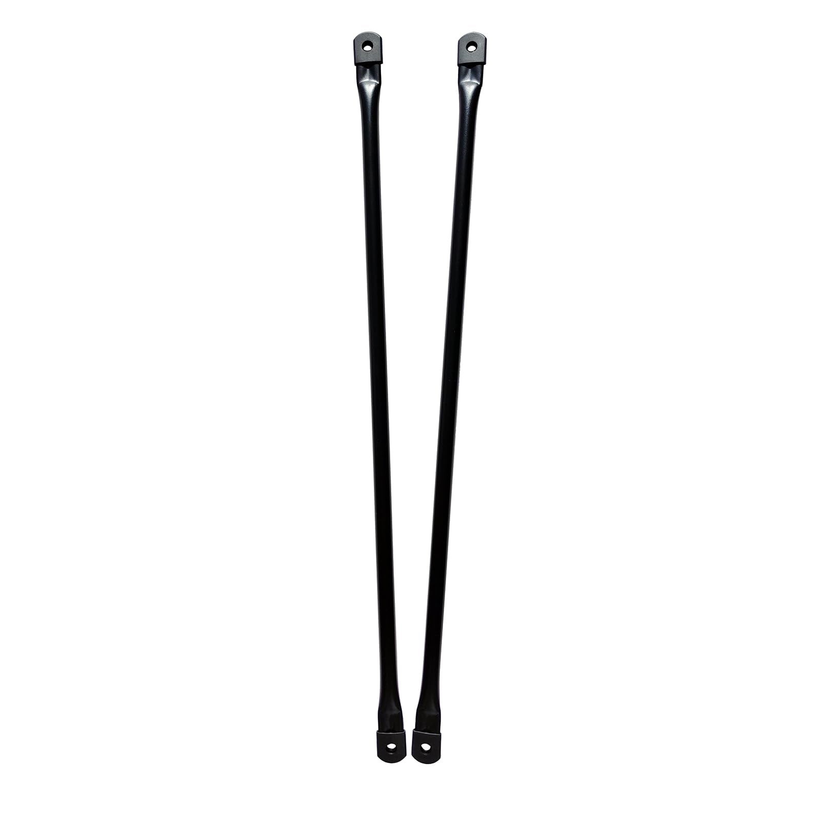 Timyrimy 38/96.5cm Garden Swing Replacement Bars, Matte Black Metal Round Rods for Hanging Swing Seat to Frame(2PCS/CTN)
