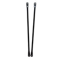 Timyrimy 37/94cm Garden Swing Replacement Bars, Matte Black Metal Round Rods for Hanging Swing Seat to Frame(2PCS/CTN)