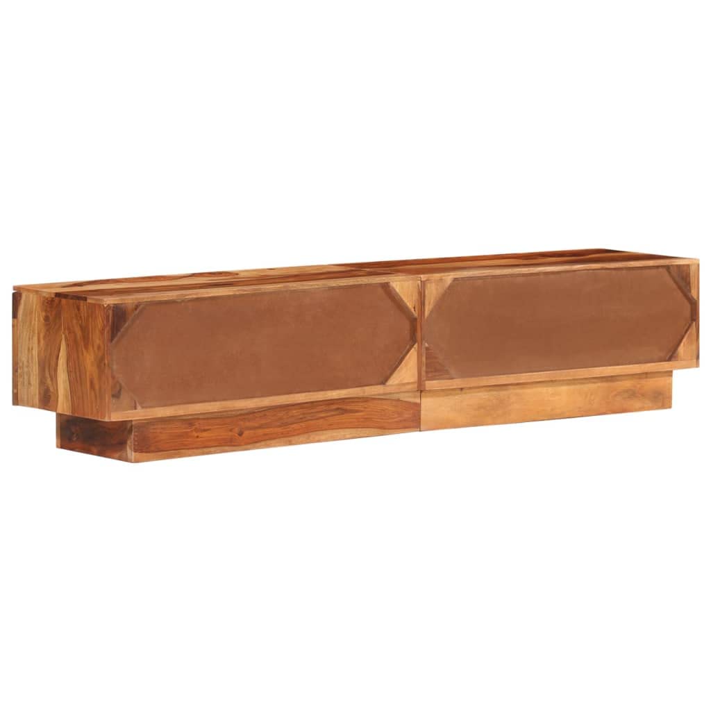 Vidaxl Tv Cabinet 57.1''X11.8''X11.8'' Solid Sheesham Wood
