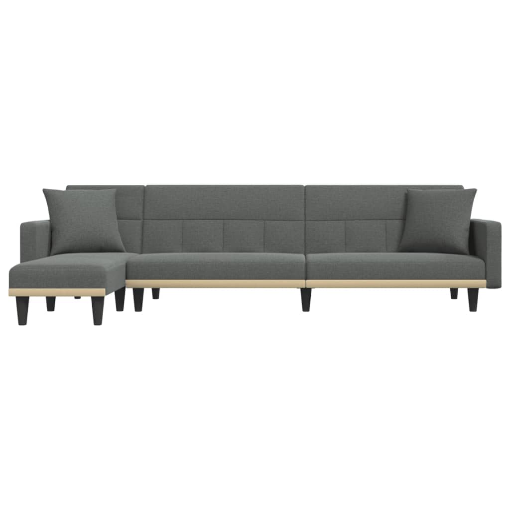vidaXL Sofa Bed L-Shaped Sofa Couch - Thumbnail 3