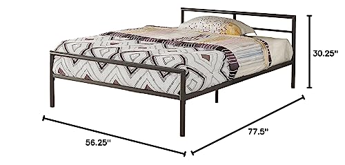 Coaster Home Furnishings Fisher Full Bed with Sleek Lines, Gunmetal (CO-300279F)