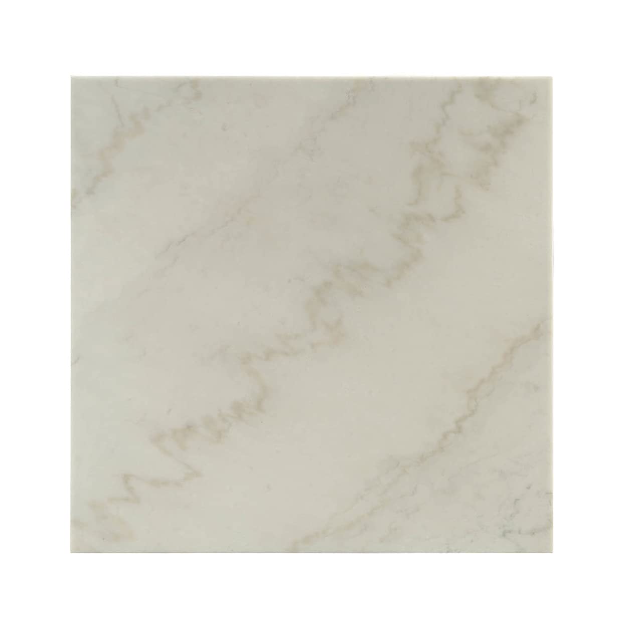acme Telestis End Table, White Marble & Black/Industrial/White Marble & Black