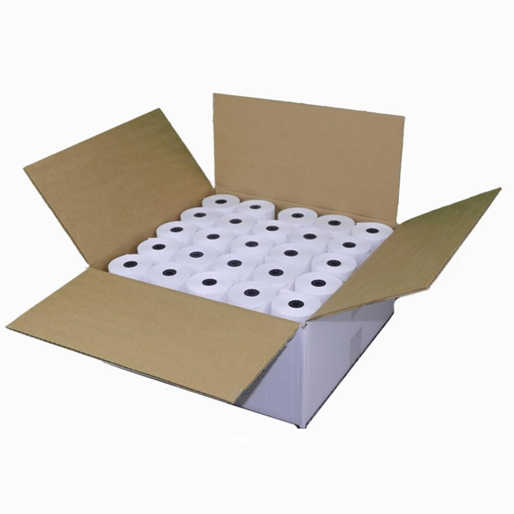Thermal Paper Receipt Rolls, 2-1/4' X 50', 48 Gram Weight, Bpa Free, Grade A, Pure 85 White Paper, Unique Thermal Coating