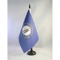 Kentucky Table Flag 5' X 8' - Us State Of Kentucky Desk Flag 21 X 14 Cm - Black Plastic Stick And Base - Az Flag