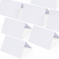 Place Cards for Table Setting - 50 Pcs White Blank Tent Place Cards for Weddings, Name Tents Placecards 3.7 x 2.48(folded)