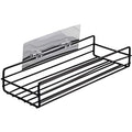 STEFFAN Metal Bathroom Shelf Without Drill | Adhesive Wall Mounted Shampoo & Toiletry Organizer | Multipurpose Bathroom Storage