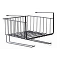 Homava Metal Cupboard Rack For Kitchen Bathroom Organizer  28.5 X 26 X 19.5 Cm,Black