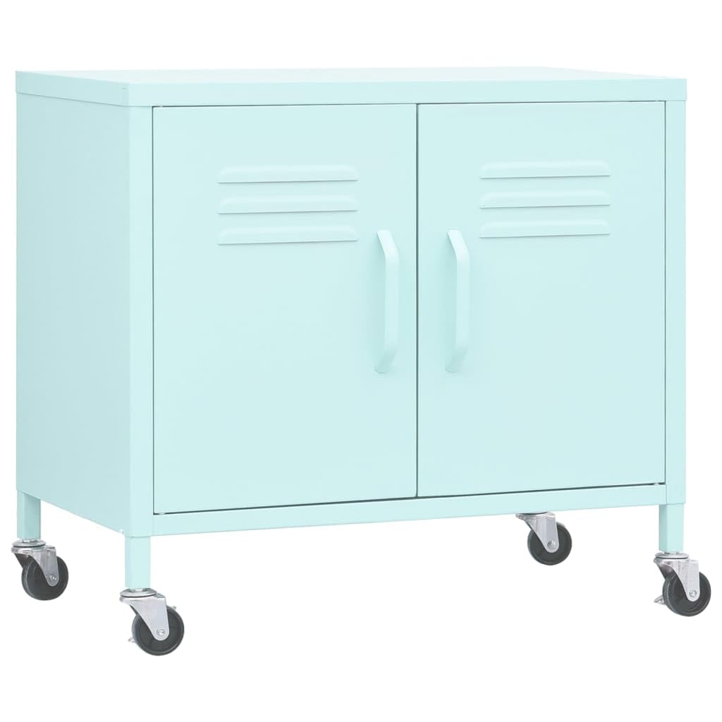 vidaXL Storage Cabinet Mint 23.6&quot;x13.8&quot;x19.3&quot; Steel