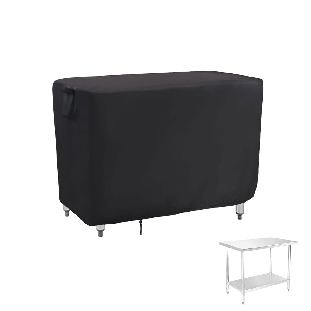 Jungda Outdoor Prep Table Cover For Prep & Work Table,Patio Waterproof Stainless Steel Table Work Cover - 36 X 24 X 35 Inch