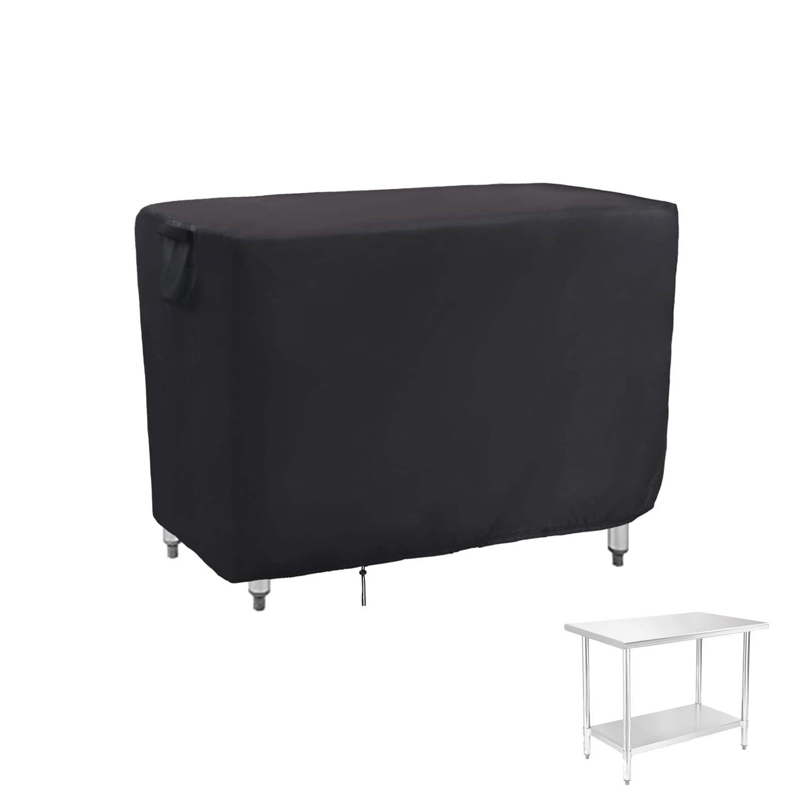 Jungda Outdoor Prep Table Cover For Prep & Work Table,Patio Waterproof Stainless Steel Table Work Cover - 36 X 24 X 35 Inch