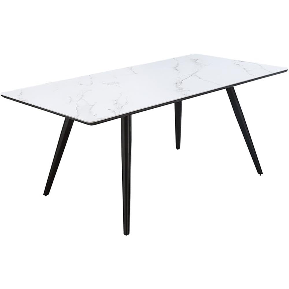 Caspian Faux Marble Dining Table - Thumbnail 2