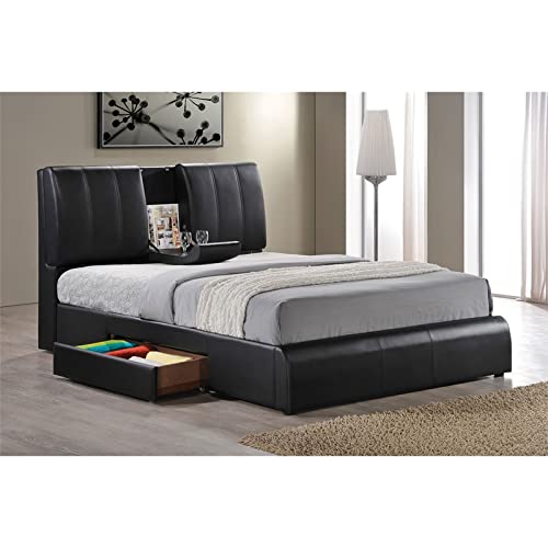 Acme Kofi King Bed with Storage in Black