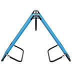 vidaXL Foldable Sun Lounger - Rust-Free Steel Frame, 600D Polyester Fabric Weather-Resistant, Lightweight and Portable - Ideal for Campers, Outdoors - Turquoise Blue, 74.8" x 22.8" x 11".