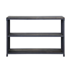 Acme Cargo 3-Shelf Wooden Bookshelf in Weathered Oak and Gunmetal