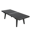 LeisureMod MidCentury Inwood Platform Bench  4 Feet