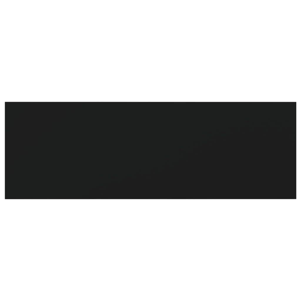 Bookshelf Boards -SKM Bookshelf Boards 8 pcs Black 23.6&quot;x7.9&quot;x0.6&quot; Chipboard