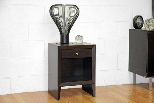 Baxton Studio Leelanau Modern Accent Table and Nightstand, Brown