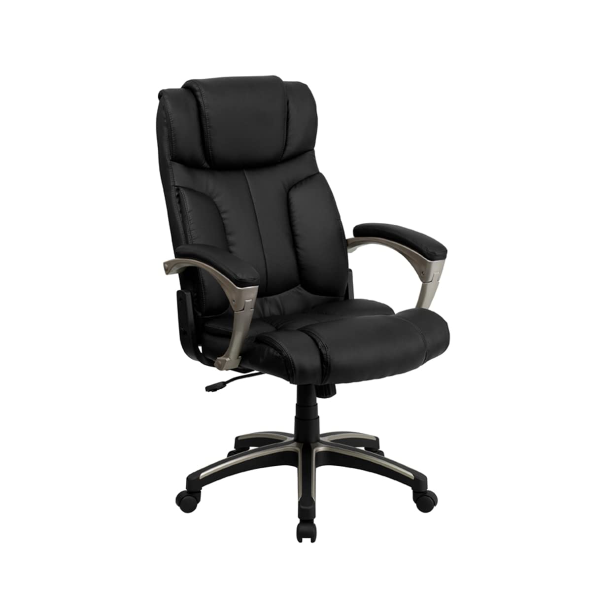 Flash Furniture High Back Folding Black Leather Executive Office Chair