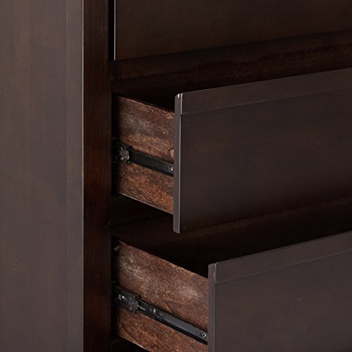 Progressive Furniture Athena Chest, 36X18X53, Dark Chocolate