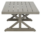 Steve Silver Co Jones Aluminum Coffee Table, Light Brown