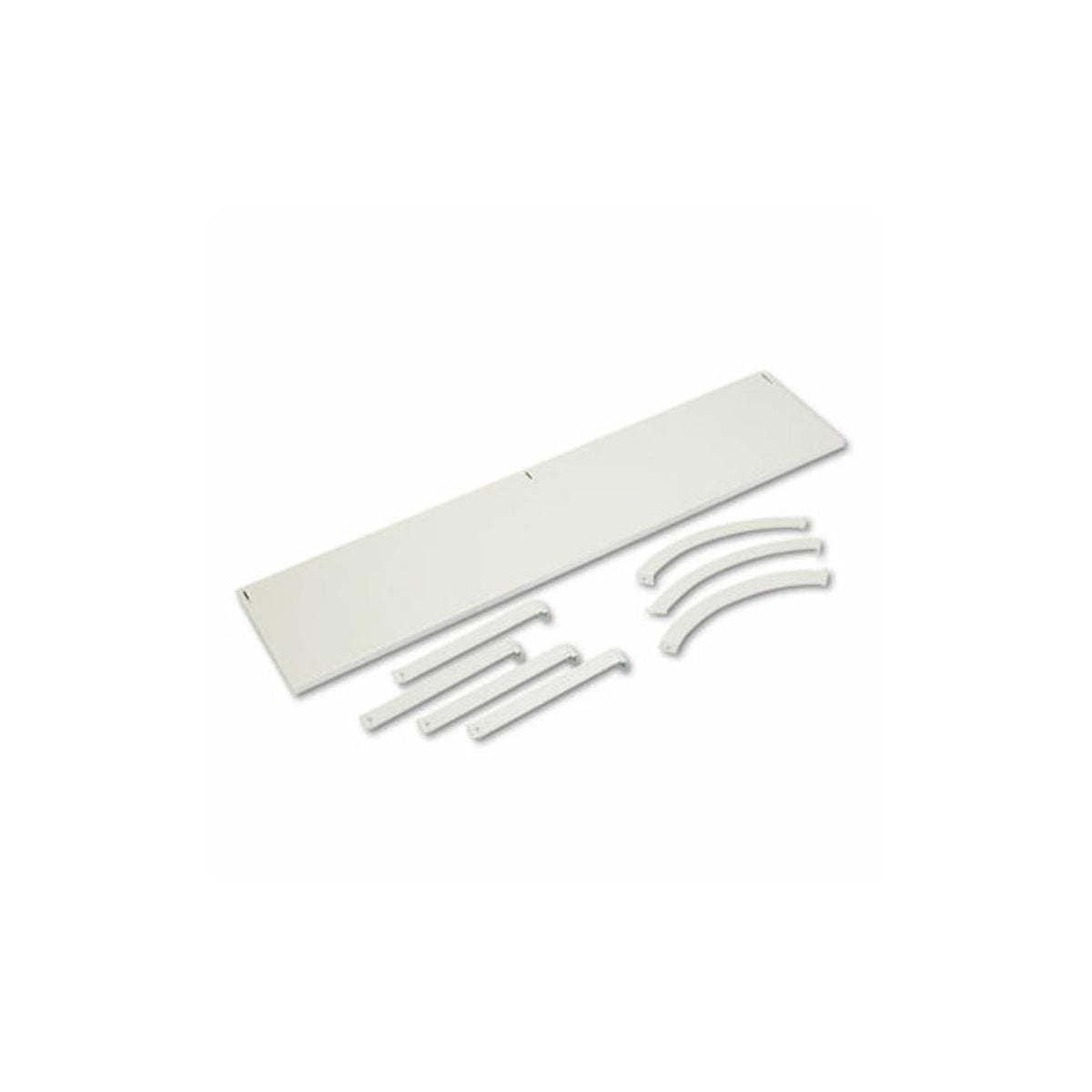 Basyx Partition Mounted Steel Hang-On Shelves