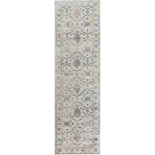 Alora Decor Swagger 2'3" X 7'7" Floral Natural/Beige/Tan/Gray Area Rug