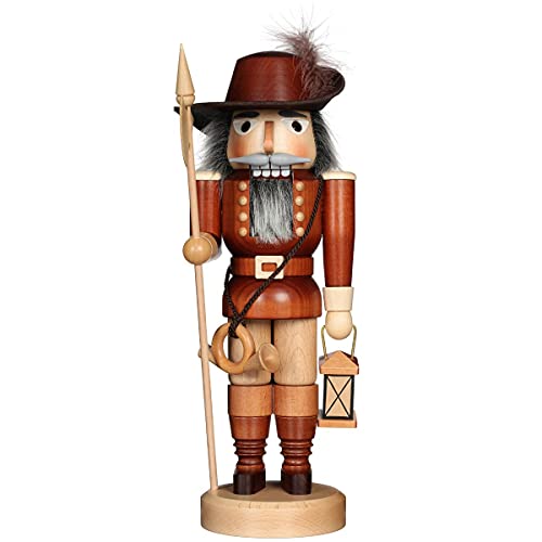 Alexander Taron 32-324 Christian Ulbricht Nutcracker-Nightwatcher (Natural) -14.25" H X 5.25" W X 8" D, Brown