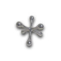 HomeRoots Aluminum 5' x 5' x 4' Silver Cantillo Small Decorative - Jack