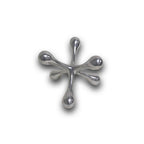 HomeRoots Aluminum 5' x 5' x 4' Silver Cantillo Small Decorative - Jack