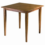 Ergode Shaker-Style Dining Table Set | Solid Wood | Light Oak Finish | 29.5' Square Table | 2 Chairs | Easy Assembly | Complements Various Decor Styles