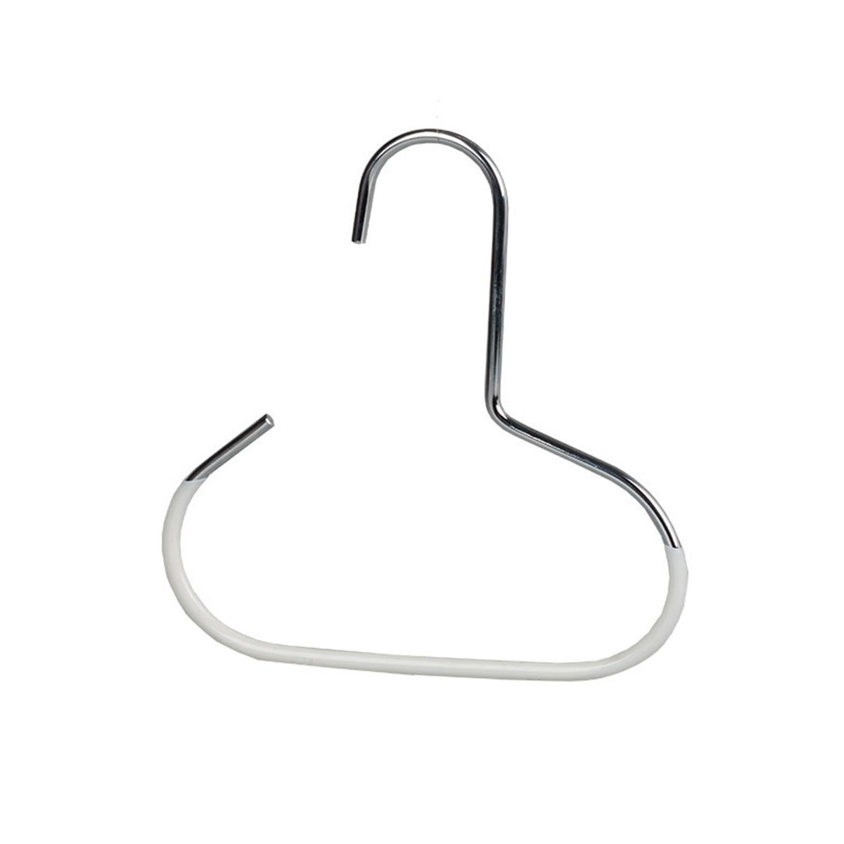 WBANGIAO Open Rings Designs Hanger Scarf Hangers Nonslip Belt Organizers for Wardrobe Storage.White.Approx.14x15cm