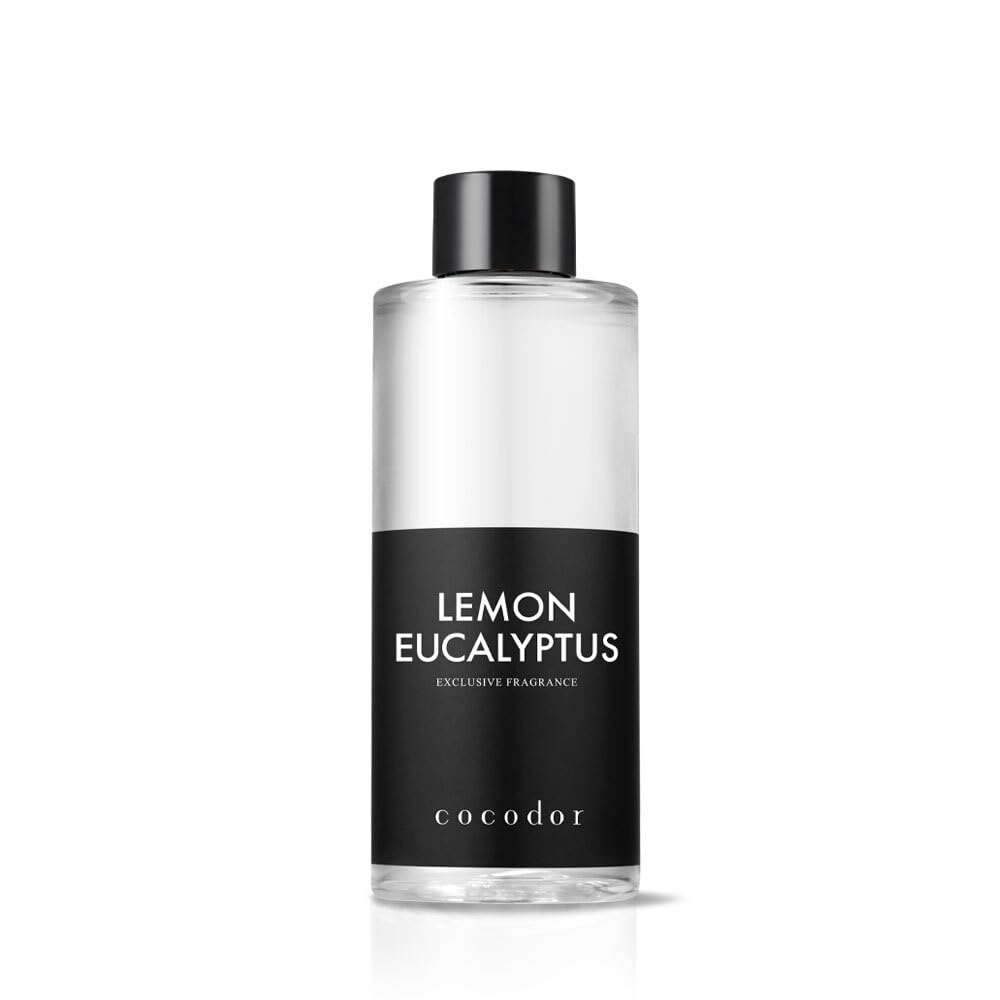 COCODOR Reed Diffuser Oil Refill/Lemon Eucalyptus/6.7oz(200ml)/1 Pack/Aroma therapy, Home Fragrance, Scented Oils for Bathroom, 