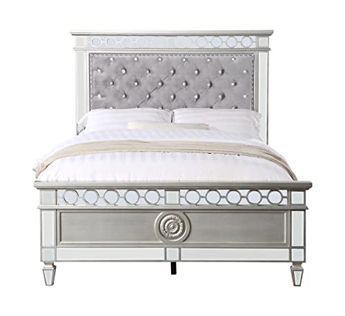 Acme Varian Tufted Velvet Upholstery Twin Bed - Thumbnail 2