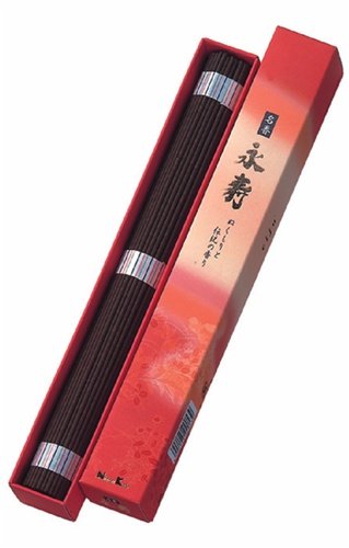 EIJU - SPICY SANDALWOOD Long Stick 70 Sticks by NIPPON KODO, Japanese Quality Incense