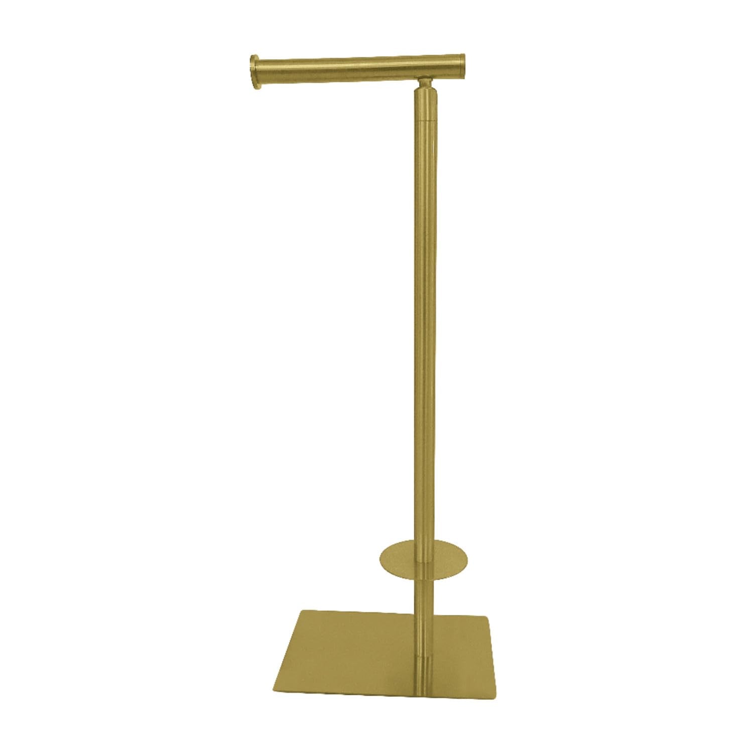 Kingston Brass CC8007 Claremont Freestanding Toilet Paper Holder, Brushed Brass