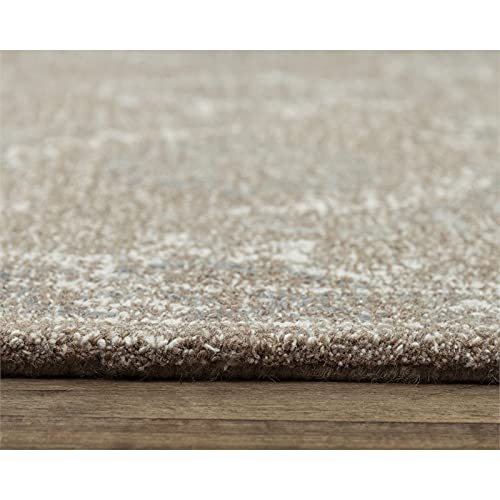 Peace 8'9" X 11'9" Floral Brown/Brown Hand-Tufted Area Rug