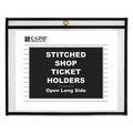 Shop Ticket Holders, Stitched, Both Sides Clear, 75', 12 X 9, 25/Bx