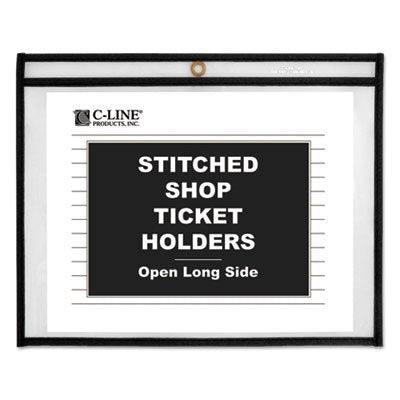 Shop Ticket Holders, Stitched, Both Sides Clear, 75', 12 X 9, 25/Bx