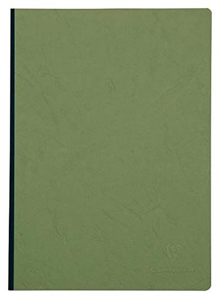 Clairefontaine 'Age Bag' Clothbound Notebook, A4, Lined, 192 Pages - Green