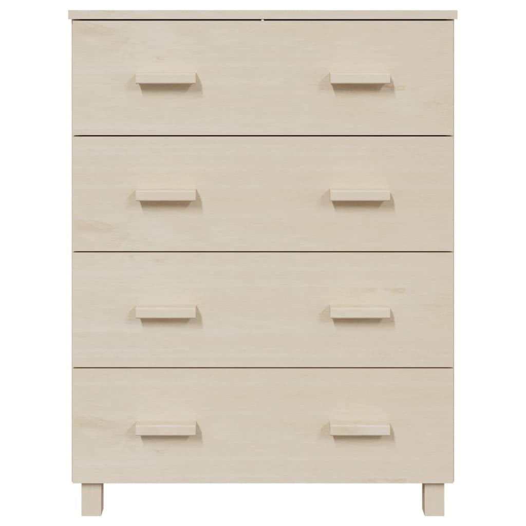 vidaXL Sideboard Honey Brown 31.1&quot;x15.7&quot;x40.7&quot; Solid Wood Pine