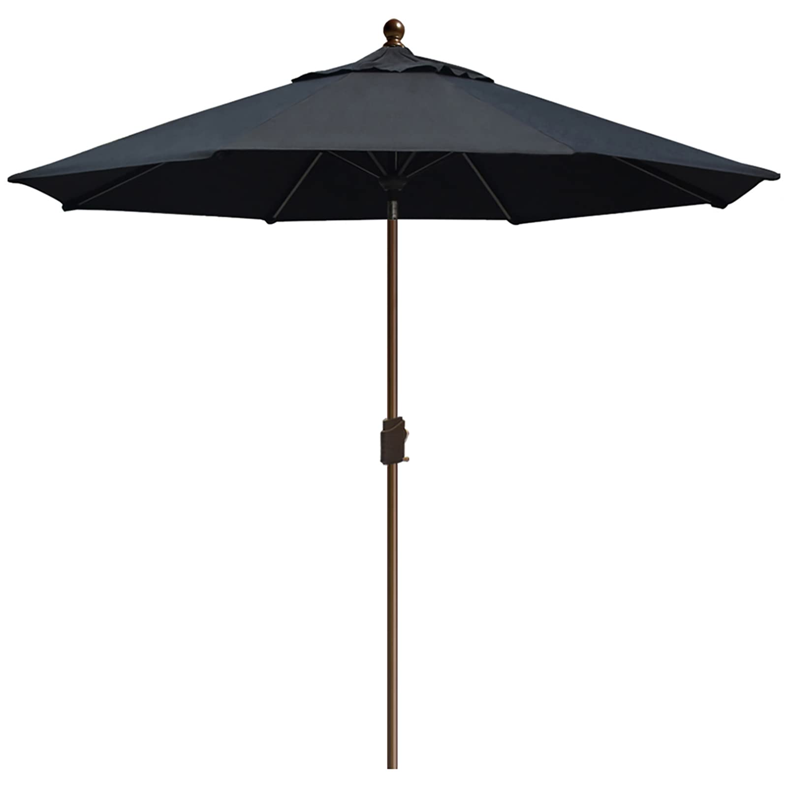 Eliteshade Usa 10-Year-Non-Fading Sunumbrella 9Ft Market Umbrella Patio Umbrella Outdoor Table Umbrella With Ventilation,Black