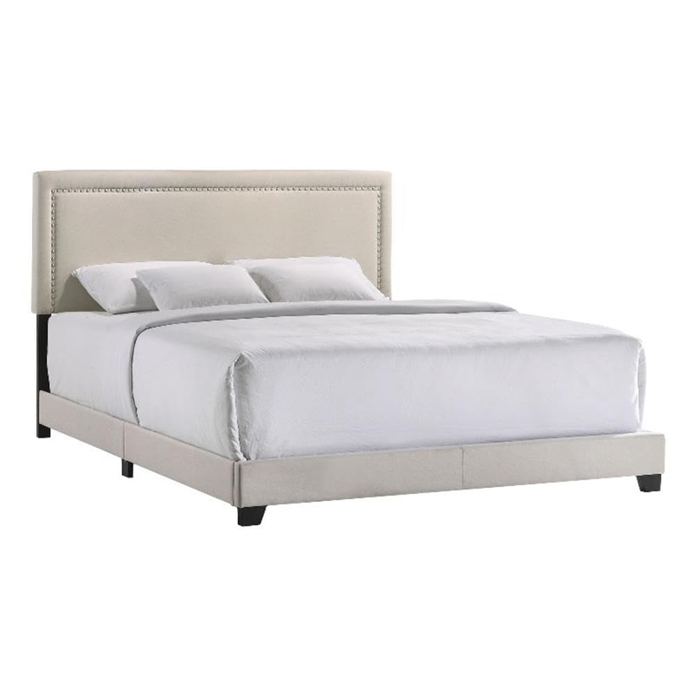 Intercon Zion King UPH Bed Platform, (U.S. Standard), Beige, King (U.S. Standard)