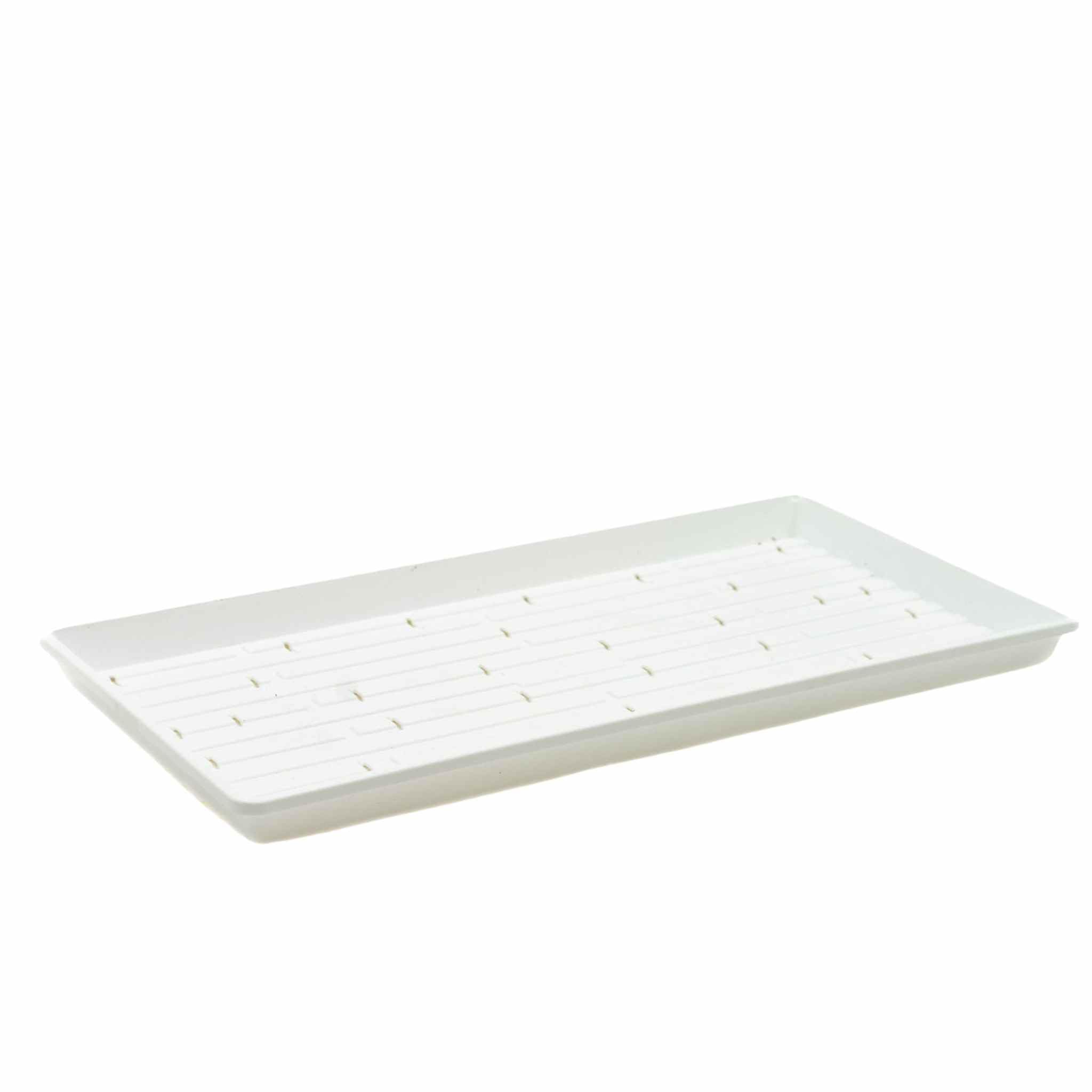 Bootstrap Farmer Microgreen 1020 Trays, White 10 Pack, Extra Strength With Holes Shallow