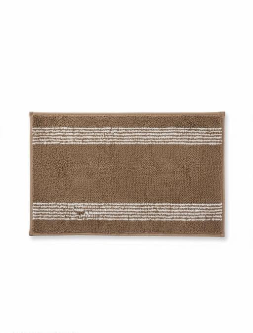 Microfiber Striped Rectangle Shaped AntiSkid Bath Mats | Soft & Super Absorbent Mats for Shower | Washable, NonSlip & QuickDr
