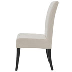 Npd Furniture And More Valencia Fabric, (Set Of 2) Dining Chair, Beige